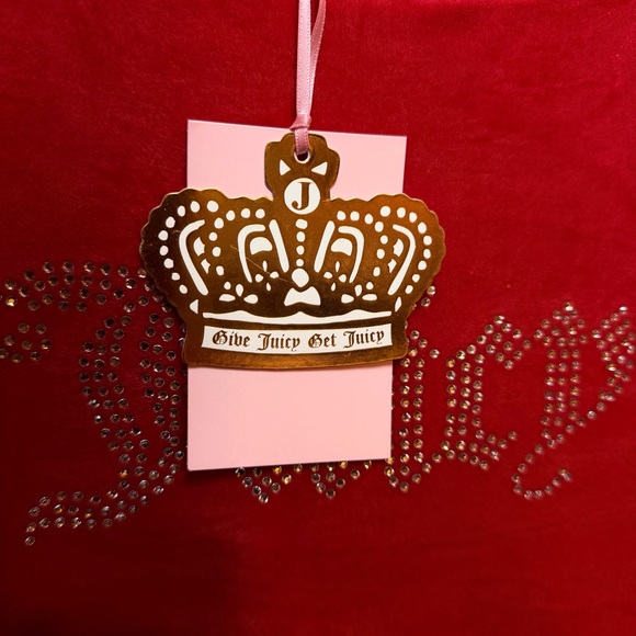 Juicy Couture Velour Tracksuit NWT Coco Red Y2K Studded Crewneck Set MSRP $199 - Picture 5 of 11